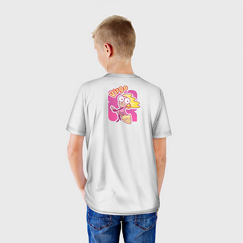 Детская футболка Дева: Virgo / 3D-принт – фото 4