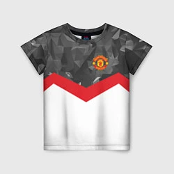 Детская футболка Man United FC: Grey Polygons