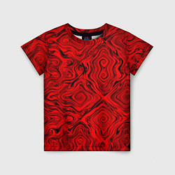 Детская футболка Tie-Dye red