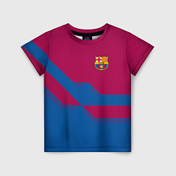 Детская футболка Barcelona FC: Blue style