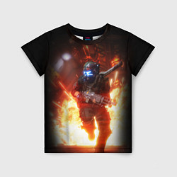 Детская футболка Titanfall fighter runs