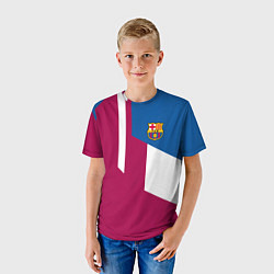 Футболка детская FC Barcelona 2018, цвет: 3D-принт — фото 2