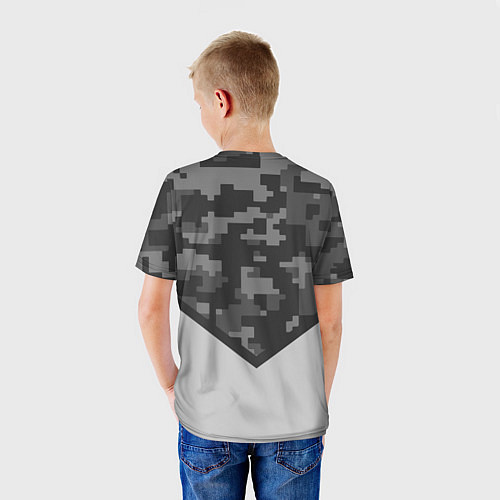 Детская футболка Hype Military #3 / 3D-принт – фото 4