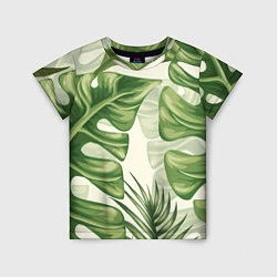 Детская футболка Тропический папоротник