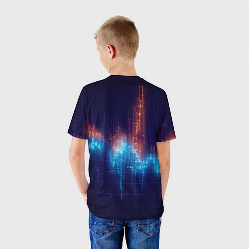 Детская футболка Компьютерный код / 3D-принт – фото 4