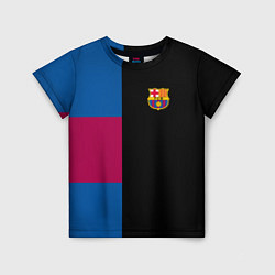 Детская футболка Barcelona FC: Black style