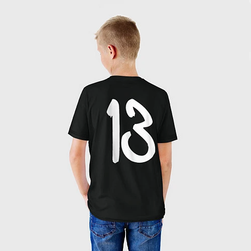 Детская футболка Unlucky / 3D-принт – фото 4