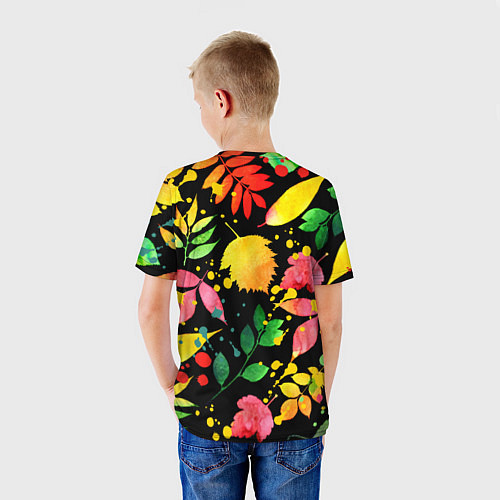 Детская футболка Осень / 3D-принт – фото 4