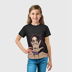 Футболка детская Face Star, цвет: 3D-принт — фото 2