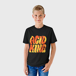 Футболка детская Acid King, цвет: 3D-принт — фото 2