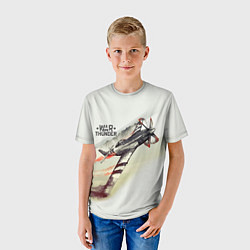 Футболка детская War Thunder, цвет: 3D-принт — фото 2