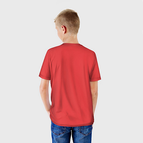 Детская футболка PSG FC: Red 2018 / 3D-принт – фото 4