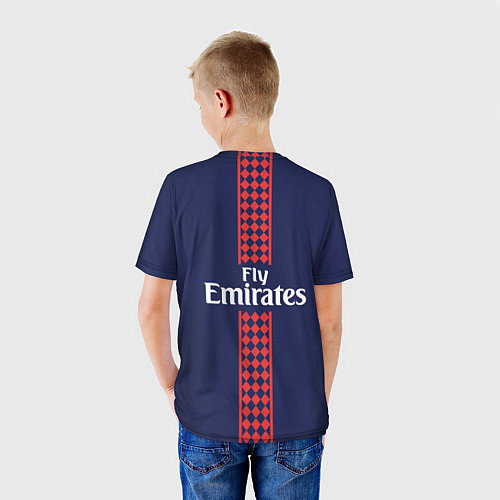 Детская футболка PSG FC: Original 2018 / 3D-принт – фото 4