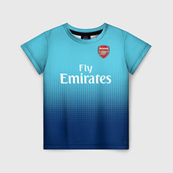 Футболка детская Arsenal FC: Blue Away 17/18, цвет: 3D-принт