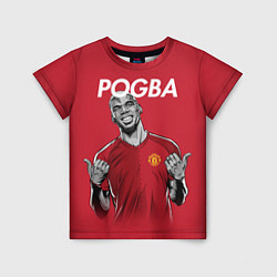 Детская футболка FC MU: Pogba