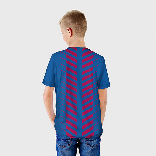 Детская футболка FC Barcelona: Creative / 3D-принт – фото 4