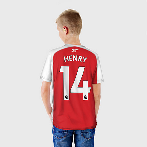 Детская футболка FC Arsenal: Henry Home 17/18 / 3D-принт – фото 4