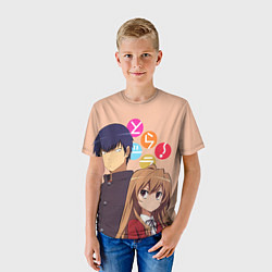 Футболка детская ToraDora, цвет: 3D-принт — фото 2