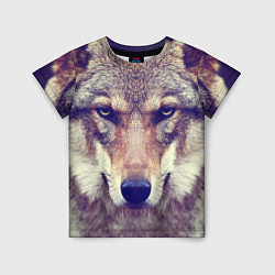 Футболка детская Angry Wolf, цвет: 3D-принт