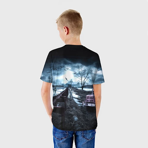 Детская футболка STALKER - ТИМУР / 3D-принт – фото 4