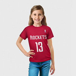 Футболка детская Rockets: Houston 13, цвет: 3D-принт — фото 2