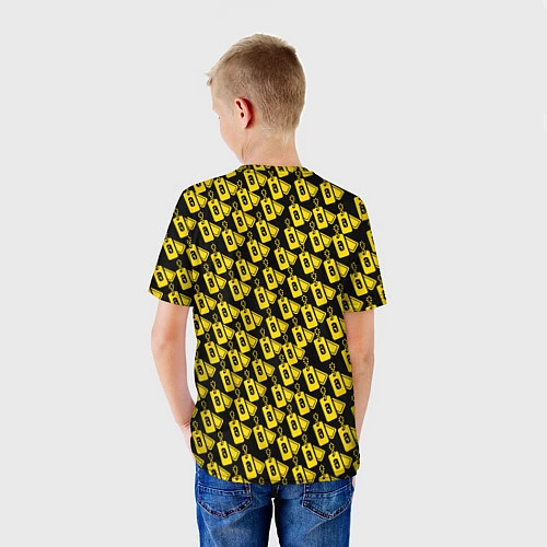 Детская футболка Rainbow Six: Champion Yellow / 3D-принт – фото 4
