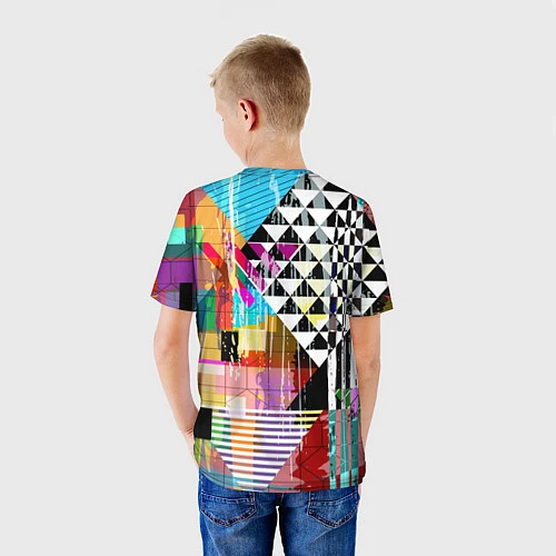 Детская футболка RGB Geometry / 3D-принт – фото 4