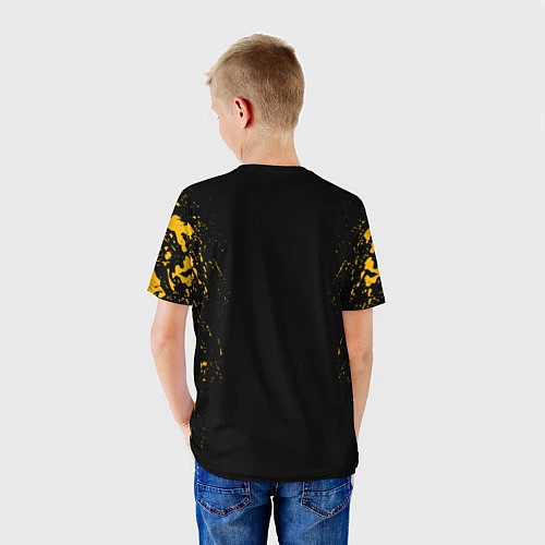 Детская футболка PUBG: Black Soldier / 3D-принт – фото 4