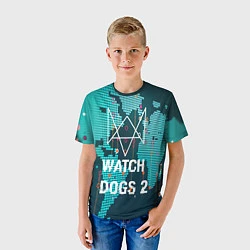 Футболка детская Watch Dogs 2: Network Hack, цвет: 3D-принт — фото 2
