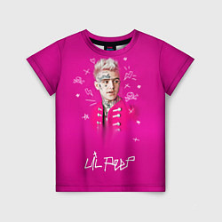Детская футболка Lil Peep: Pink Light