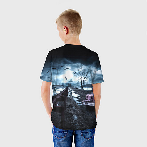 Детская футболка STALKER - НАСТЯ / 3D-принт – фото 4