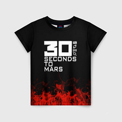 Детская футболка 30 Seconds to Mars: Red Flame