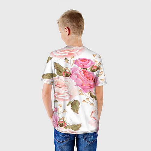 Детская футболка Spring Flowers / 3D-принт – фото 4
