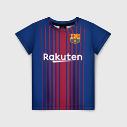 Детская футболка FC Barcelona: Iniesta 17/18