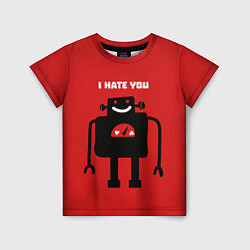 Детская футболка I hate you