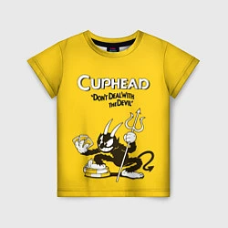 Детская футболка Cuphead: Black Devil