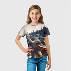 Футболка детская Vocaloid, цвет: 3D-принт — фото 2