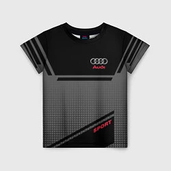 Детская футболка Audi: Crey & Black