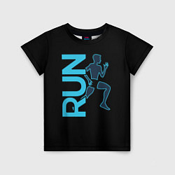 Детская футболка RUN: Black Style