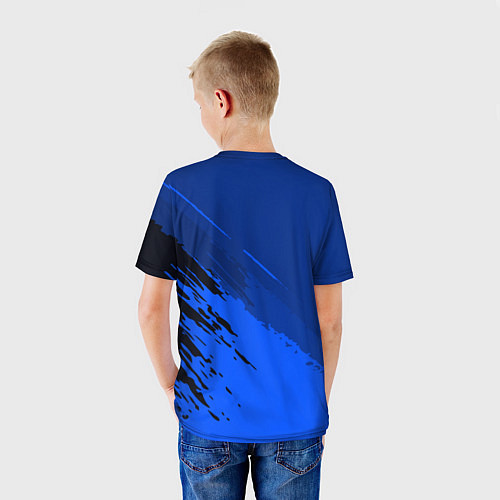 Детская футболка FC Leicester: Abstract style / 3D-принт – фото 4