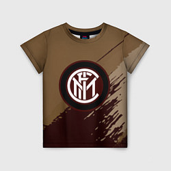 Футболка детская FC Inter: Abstract style, цвет: 3D-принт