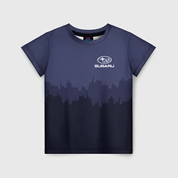 Детская футболка Subaru: Night City