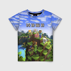 Детская футболка Minecraft: Маша