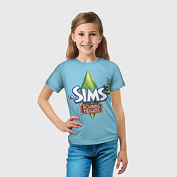 Футболка детская The Sims 3: Roaring Heights, цвет: 3D-принт — фото 2