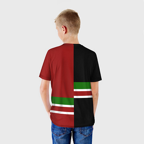 Детская футболка Chechnya, Russia / 3D-принт – фото 4