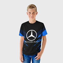 Футболка детская Mercedes-Benz: Blue Anger, цвет: 3D-принт — фото 2