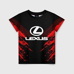 Детская футболка Lexus: Red Anger