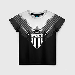 Детская футболка FC Monaco: Black Style