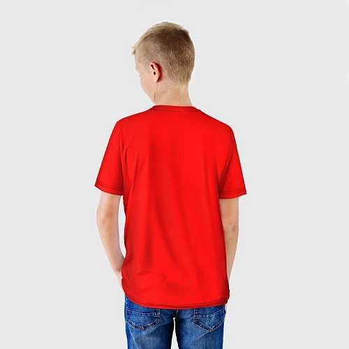 Детская футболка One for all & all for one / 3D-принт – фото 4