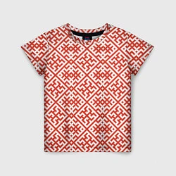 Детская футболка Духобор: Обережная вышивка